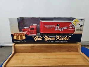 Route 66 Dapper Dan Shaving Cream 1948 Diamond T Tractor Trailer 1:43 New - Picture 1 of 6