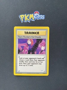 Pokemon Juego de Cartas Coleccionables Team Rocket's Evil Deed Neo Destiny 103/105 Regular Raro LP. - Imagen 1 de 3