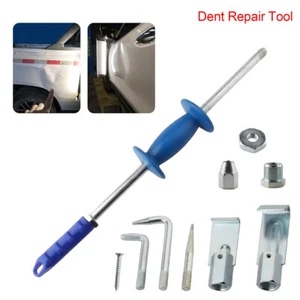 9PCS Heavy Duty Dent Puller Slide Hammer Kit Set Car Auto Body Shop Repair Tool - Picture 1 of 11