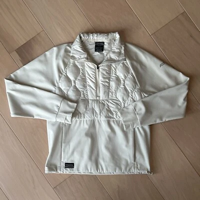 Saucony Solstice OysterPuff 1/2 Zip Ivory Pullover Long Sleeve Women’s 2XS - Image 1 of 4