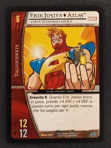 VS VERSUS SYSTEM - Erik Josten Atlas MAV-091 - Rare ITA - Imagen 1 de 2