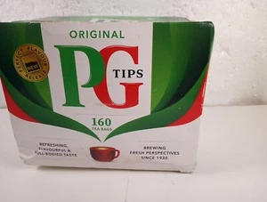 PG Tips Original 160 Ct Tea Bags Box Has A Little Damage - Picture 1 of 8