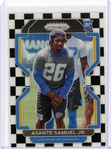 2021 Panini Prizm Asante Samuel jr black and white checkboard RC - Picture 1 of 2