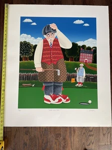 PETER HEARD Another Missed Tiddler Orig Serigraph 70/300 Pencil signed by Artist - Picture 1 of 8