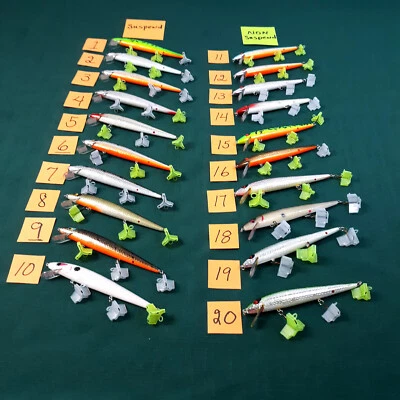 Smithwick Rogues 5.50" Suspensión/Sin Suspensión 5,00" sin suspensión Vintage NOS 10 colores Foto 1 de 4