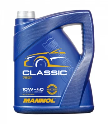10W-40 Mannol Classic 7501 Motoröl 5 Liter / VW Mercedes Renault