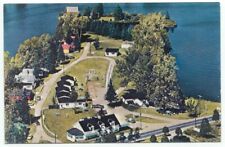West Danville VT Point Comfort Joe's Pond Motel Restaurant Postcard Vermont