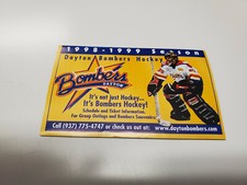 RS20 Dayton Bombers 1998/99 Minor Hockey Pocket Schedule - Cub Foods