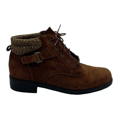 Suéter feminino Faded Glory Boots camurça marrom tamanho 7 1/2 - Imagem 1 de 4