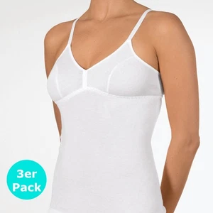 Nina von C. Daily BH-Hemd 3er Pack - Weiss - Gr. 38 - 46 - Bild 1 von 1