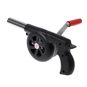 Outdoor Cooking BBQ Fan Air Blower,Mini Hand Crank Fan Air Blower Grill Picnic - Picture 1 of 8