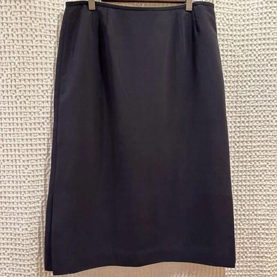  Women's Navy Blue Pencil Skirt,  Preston & York. 100% Polyester - Image 1 of 4