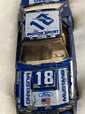 Vintage Yatming Blue #18 Ford  Mustang Turbo Cob Car #1067 - Image 1 of 4