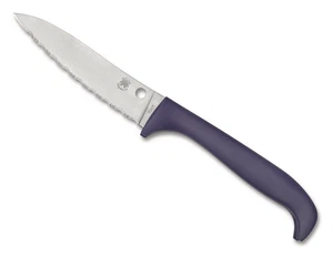 Coltello da cucina Spyderco Coltelli da banco Critter K21SPR viola polimero 7Cr17 acciaio - Foto 1 di 1