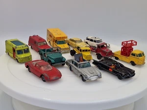 Husky Job Lot Inc Batmobile James Bond 007 Aston Martin VW Pickup Etc - Picture 1 of 9