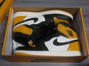 Size 8.5 - Jordan 1 Retro OG High Yellow Toe - Picture 1 of 8