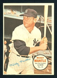 Póster O-PEE-CHEE 1967 1968 #11 PAQUETE DE MICKEY MANTLE NUEVO RARO A UN PRECIO RAZONABLE - Imagen 1 de 2