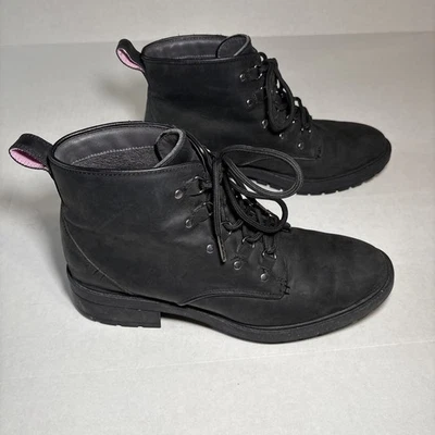 Cole Haan Mujer Briana Grand Negro Impermeable Tobillo Senderismo Botas Talla 9 B Foto 1 de 4