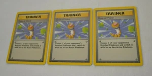 1999 POKEMON TRAINERS GUST OF WIND 93/102 LOT OF THREE CARDS - Picture 1 of 2