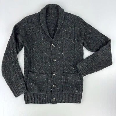 Kiton Napoli Button Down Knit Rainbow Fleck Long Sleeve Cardigan Sweater Mens XS - Image 1 of 4