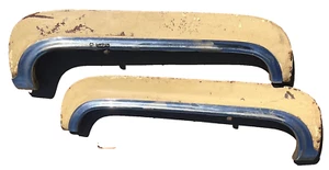 1956 CADILLAC FENDER SKIRTS PAIR GOOD USED CORES - Picture 1 of 17