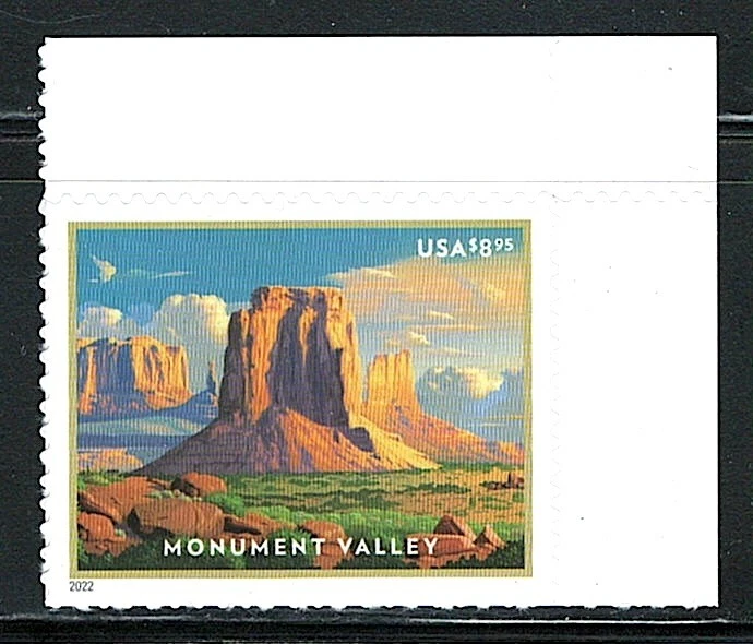 Mint US 2022 $8.95 Monument Valley, Utah, Priority Single Stamp,Scott#5666 (MNH) - Image 1 of 1