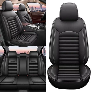 Car 5-Seat Covers Full Set Faux Leather Protector Pad For ACURA RDX 2008-2024 - Picture 1 of 9