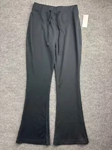 Spiritual Gangster Metta High Rise Flare Pants Women's M Black Drawstring NWT - Picture 1 of 10