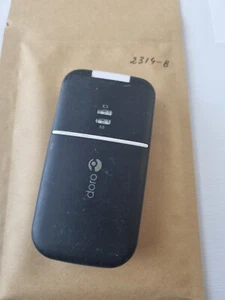 Doro PhoneEasy 409s - Black (Unlocked) Flip Fold Mobile Phone - See Description - Picture 1 of 5