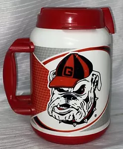 HUGE 64 Oz Vtg Whirley Georgia Bulldogs Thermo Travel Mug UGA DAWGS - Picture 1 of 5