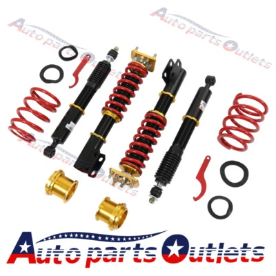New Adj. Height Coilovers Struts Shocks Kit Fits For Ford 1994-2004 Mustang Foto 1 de 4