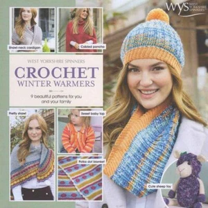 West Yorkshire Spinners WYS Crochet Winter Warmers Pattern Book 9 Designs - Picture 1 of 1