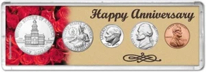 Happy Anniversary Coin Gift Set, 1975 - Picture 1 of 2