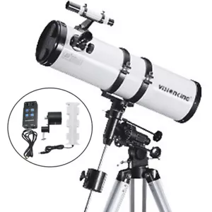 Visionking 150 - 750 mm EQ Reflector Newtonian Astronomical Telescope motor   - Picture 1 of 7