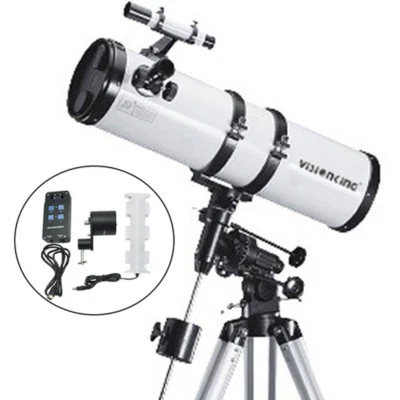 Visionking 6 inch 150 - 750mm Newtonian Astronomical Telescope & motor - Image 1 of 4