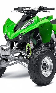 Shock Cover Pour Kawasaki KFX 450R, 3 Couvre Amortisseur Monster Green - Picture 1 of 4