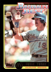 1992 Topps Gold McDonalds Béisbol Best #17 Robin Yount Milwaukee Brewers - Imagen 1 de 2