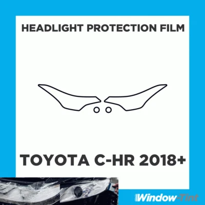 Pour Toyota C-Hr 18 + Transparent Phare Rayures Protection Film Ppf - Photo 1/3