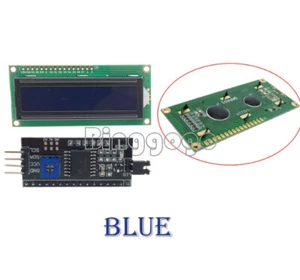 1602 16x2 LCD Character Display + IIC/I2C/TWI/SPI Serial interface Board Module - Bild 1 von 1