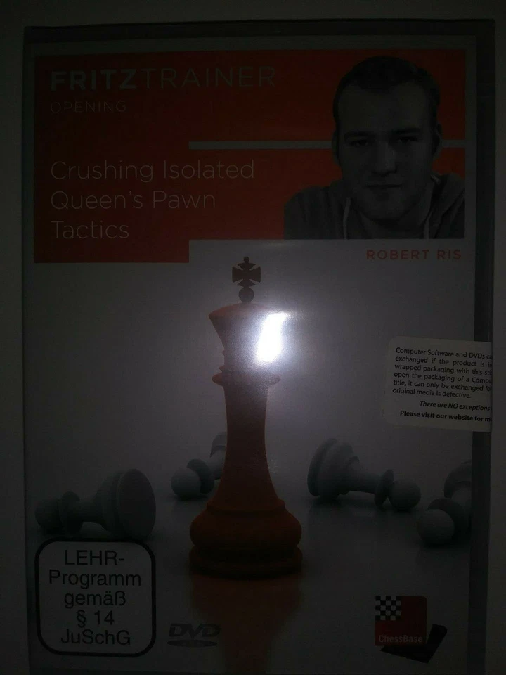 ChessBase Fritz Trainer (DVD) Crushing Isolated Queen's Pawn Tactics by Ris - Image 1 of 1