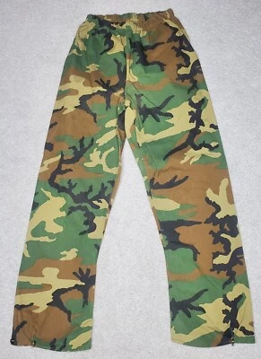 Vintage Cabela’s Gore-Tex Camo Pants Mens Small Lined Elastic Waist Hunting - Image 1 of 4
