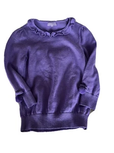 Nicholas & Bears Lambswool Knit Sweater Girls Purple Size 8Y Youth - Picture 1 of 3