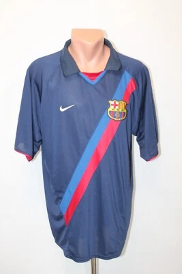 Barcelona Football Shirt Jersey Camiseta Soccer 2002 2003 2004 Away Size XL Mens - Image 1 of 4