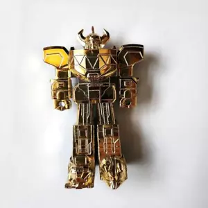 Mighty Morphin Power Rangers Zyuranger Chogokin Daizyujin Gold Megazord BANDAI - Picture 1 of 6