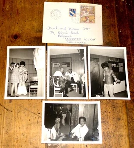 LITTLE RICHARD SELTEN OFFENES ORIGINAL 1960ER FAN CLUB 4 FOTOS MIT RÜCKSEITIGER KREDITMARKE - Bild 1 von 11