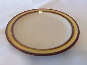 Yamaka Stoneware Suncraft ORLENA Salad Dessert Plate SY-6200 Yellow Brown - Picture 1 of 1