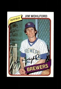 1980 TOPPS BASEBALL #448 JIM WOHLFORD