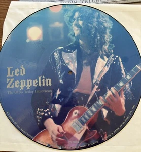 Led Zeppelin Interview Picture disc Rock Sagas Chris Tetley UK LP Vinyl NM Live - Picture 1 of 5