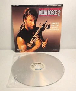 Laserdisc Delta Force 2 Chuck Norris LD Laser Disc Pioneer Action - Picture 1 of 4