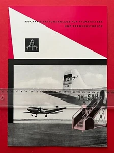 DDR Broschüre Prospekt Pentacon 1961 Rückprojektionsanlage Lufthansa ( F22179 - Bild 1 von 10
